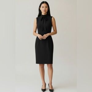 Theory Black Midi Dress